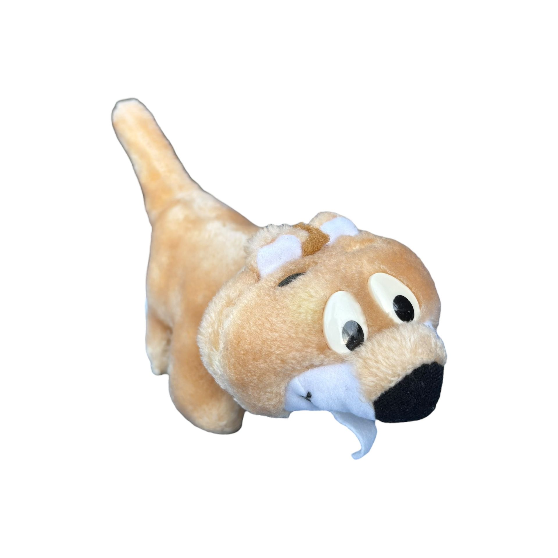 Vintage Hanna-Barbera Flintstones Pet Baby Puss Plush Kitty Cat Sabertooth Tiger