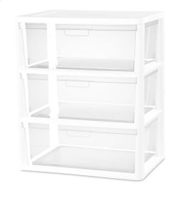 Plastic storage organizer