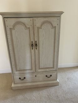 American Dover White Oak Cabinet