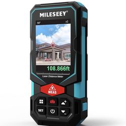Laser Measure, MiLESEEY 330Ft Laser Distance Meter, Rechargeable Multifunctional Laser Measurement Tool with Pointfinder Camera,P2P Technology, Perfec
