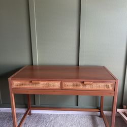 Modern/Boho Wood Desk