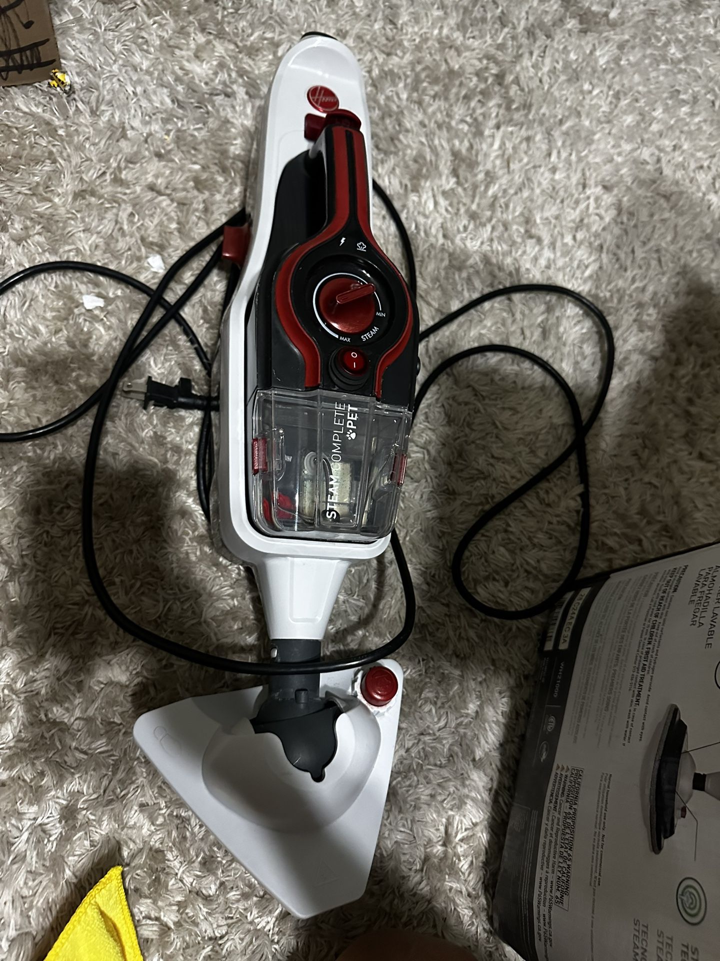 Hoover Steamer