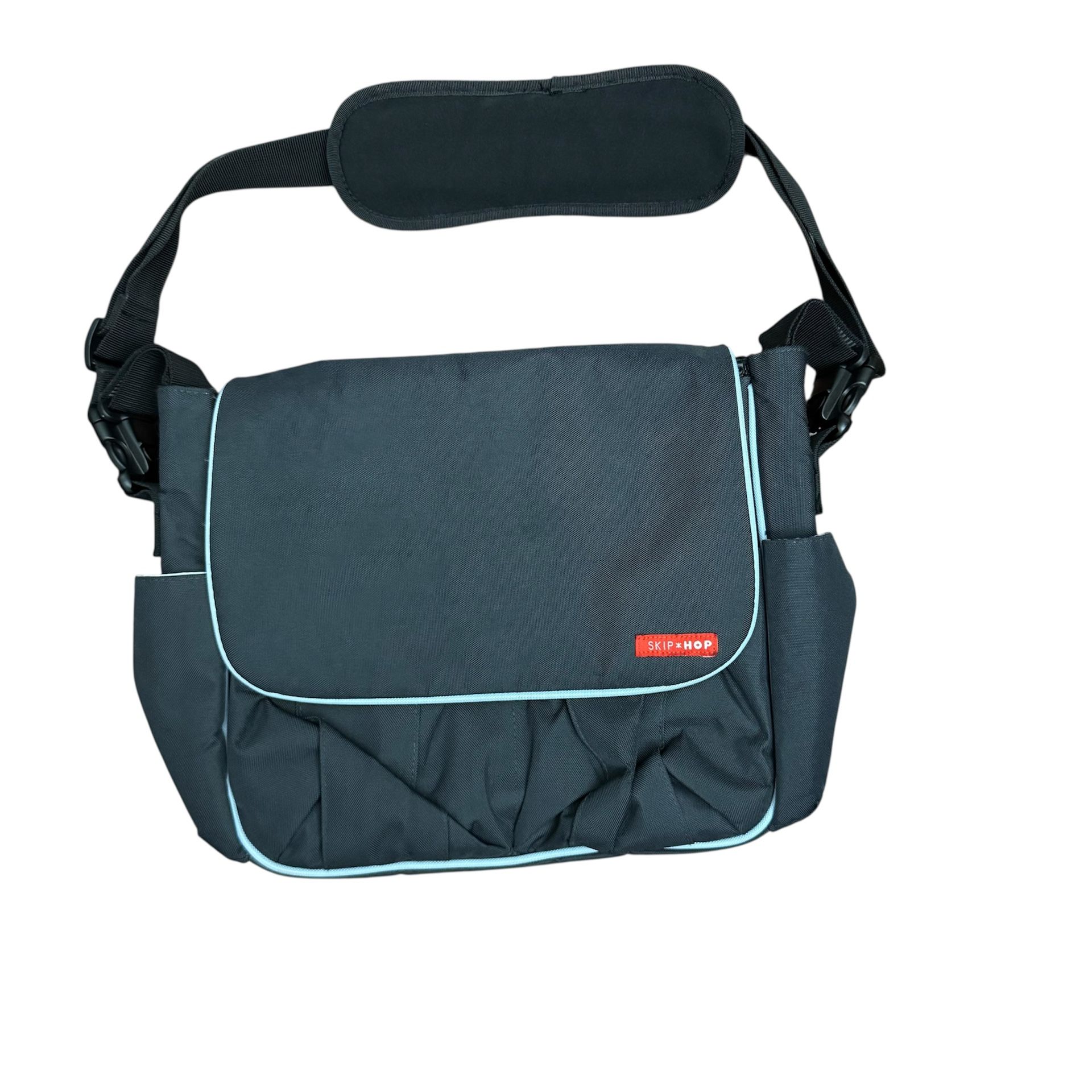 Skip Hop Dash Deluxe Baby Diaper Bag Black Changing Travel Pad 