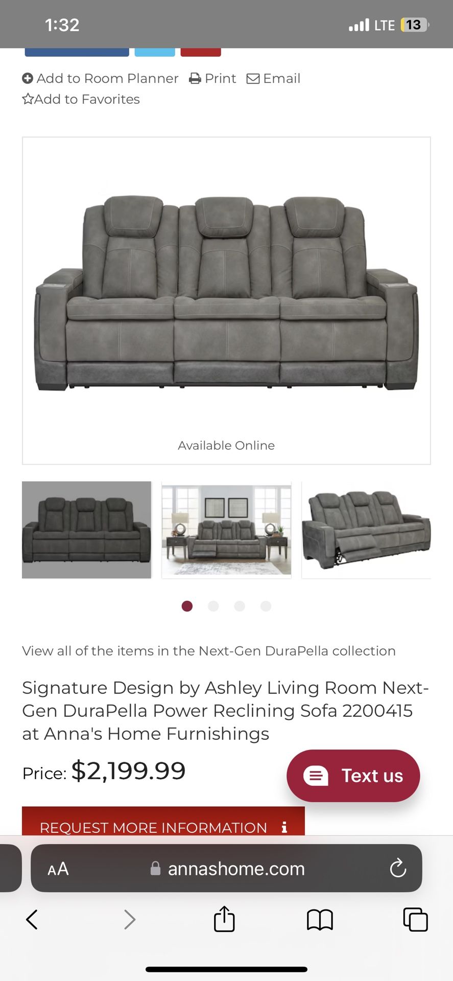 Recliner Couch And Headrest Charger Port