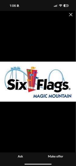 4 six flags tickets