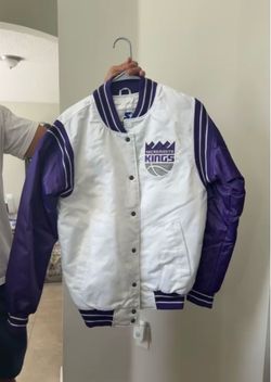 Starter Sacramento Kings Satin Varsity Jacket
