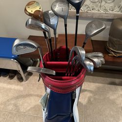 A Bag Of Golf Clubs! 