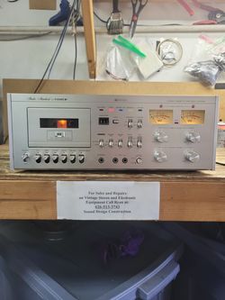 Vintage Fisher CR-5120 Top of the Line Fisher Stereo Cassete Deck