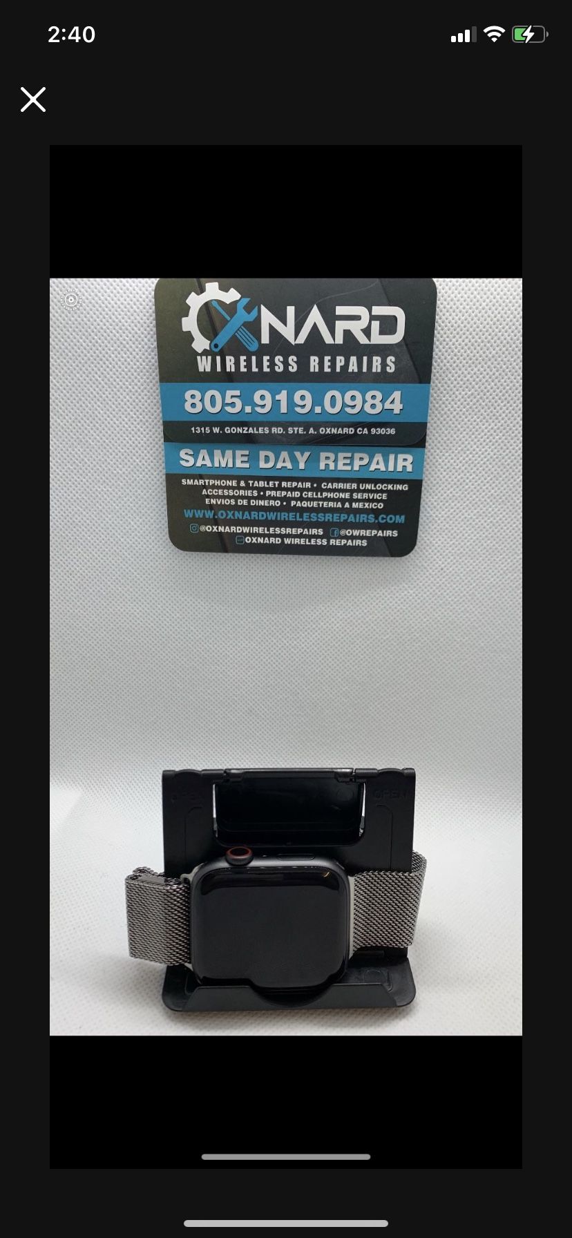 APPLE WATCH SERIES 6. 44mm GPS /WIFI $400