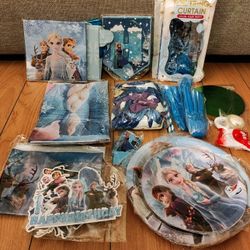 Disney Frozen Birthday Party Decorations Brand New. Fontana Pickup.