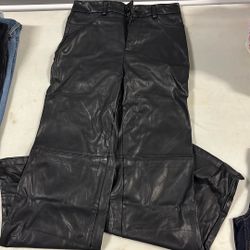 SHEIN Leather Women Pants