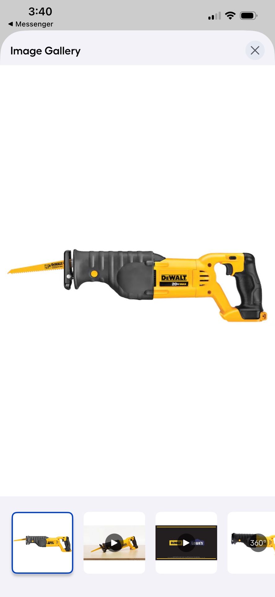 20 V Max Variable Speed Cordless