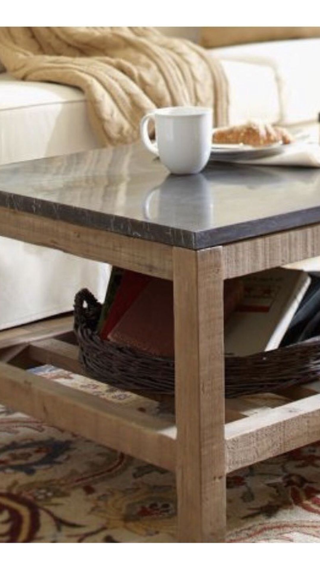 Pottery Barn Stone Coffee Table