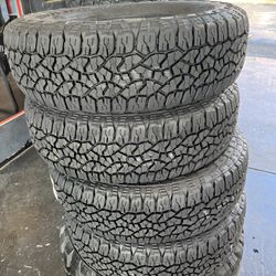 235/75R15 SET OF 4 GOODYEAR ALL TERRAIN TIRES ON SALE 