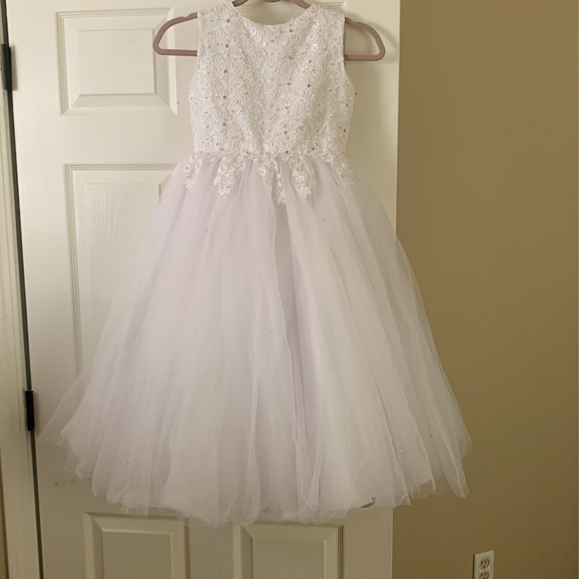 Communion / Flower Girl Dress White 