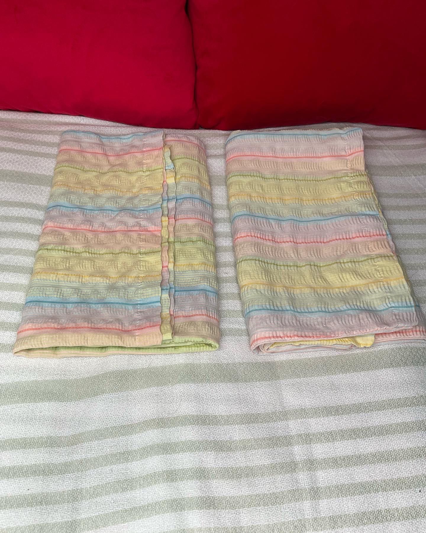Vintage Multi Colored Large Pillow Cases