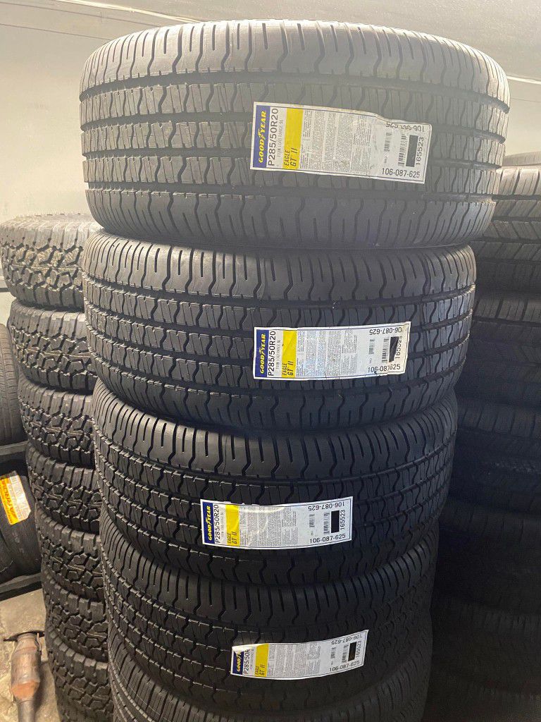 285/50r20 Goodyear Eagle Set of New Tires