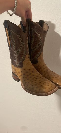 tony lama ostrich boots
