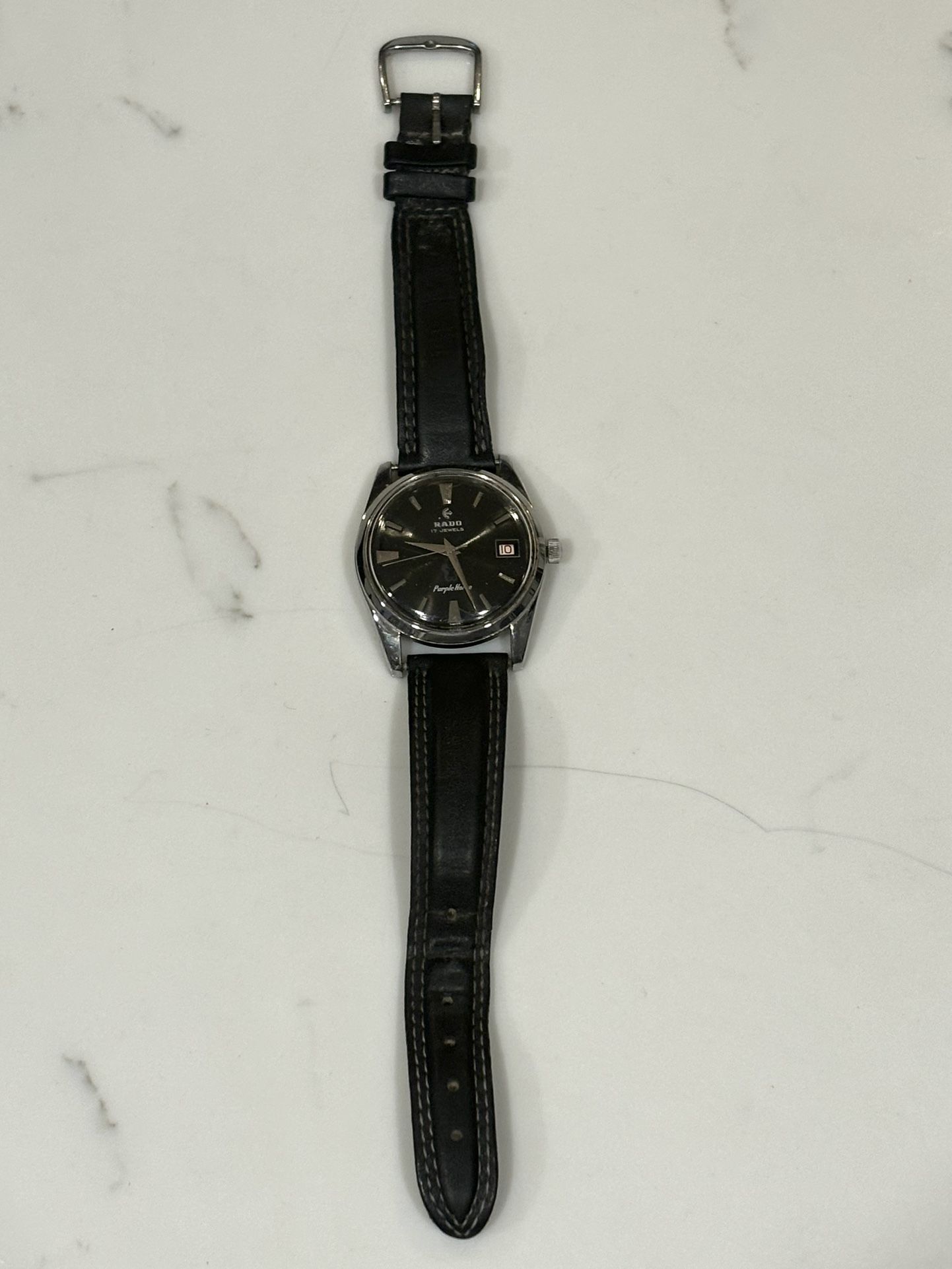 VINTAGE RADO PURPLE HORSE STRAP WATCH