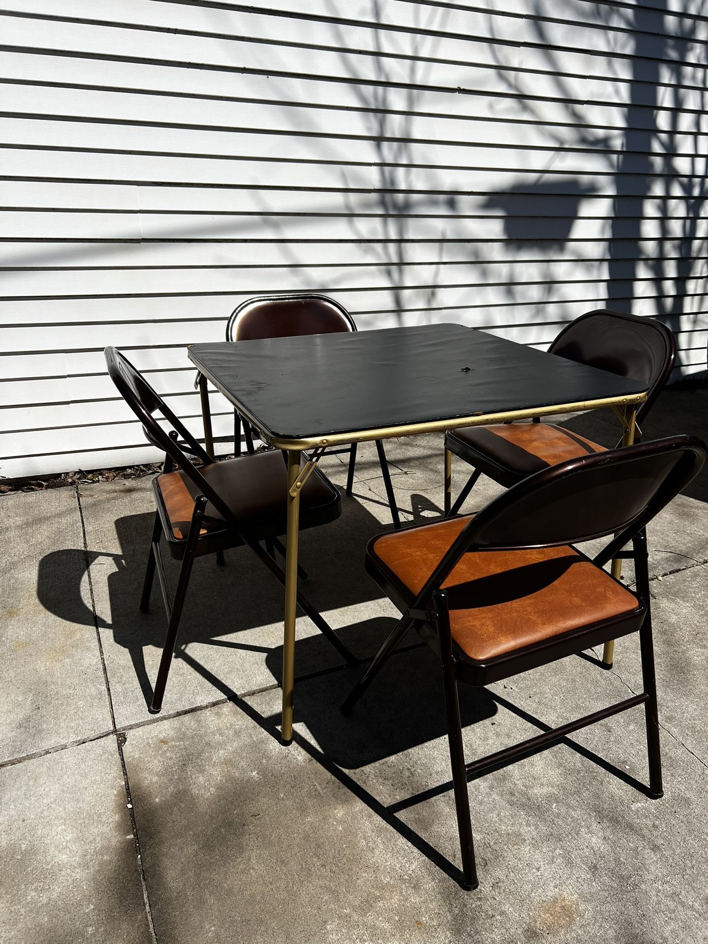 Folding Table And Chairs