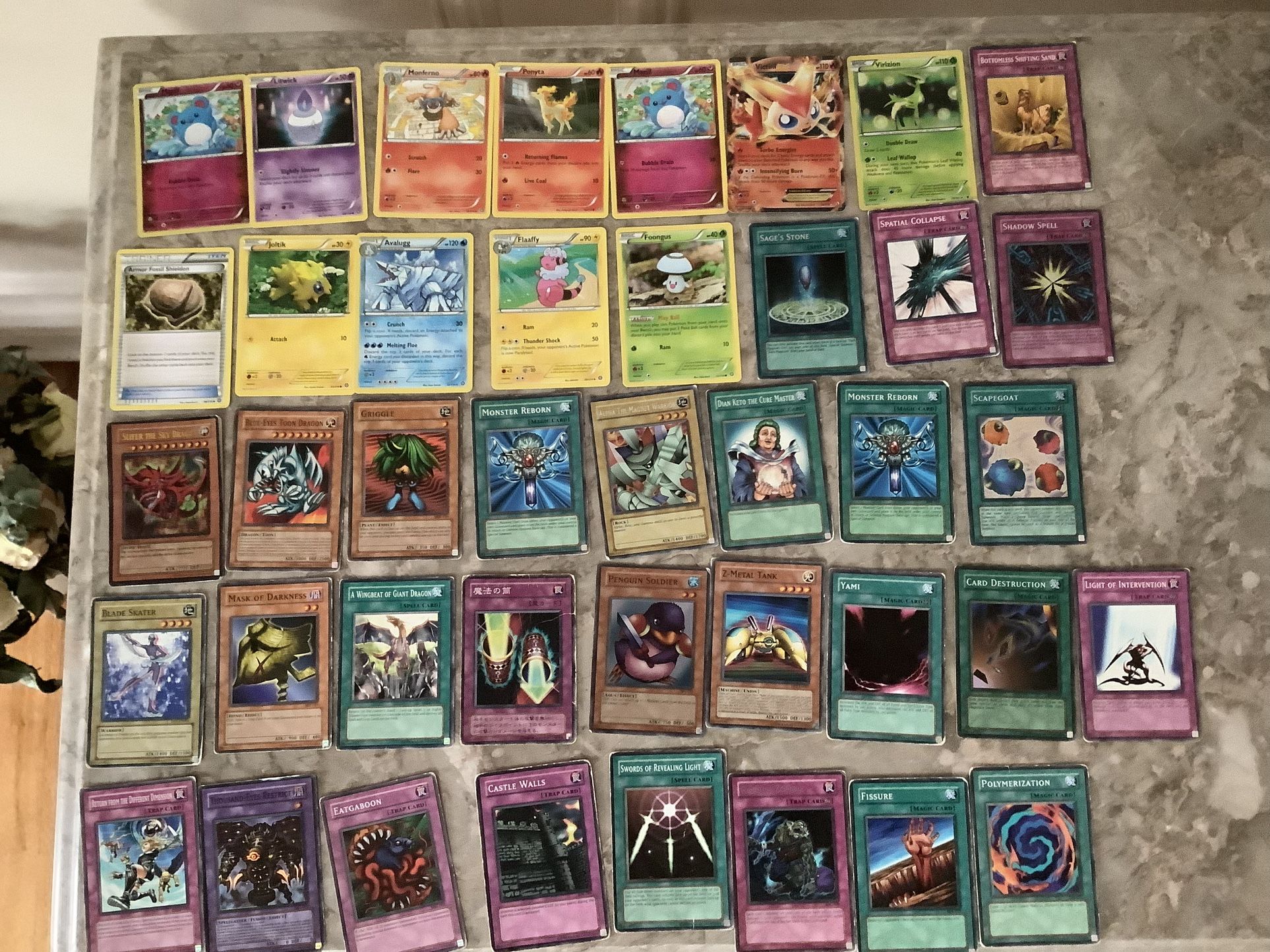 Pokemon & Yu Gi Oh Cards