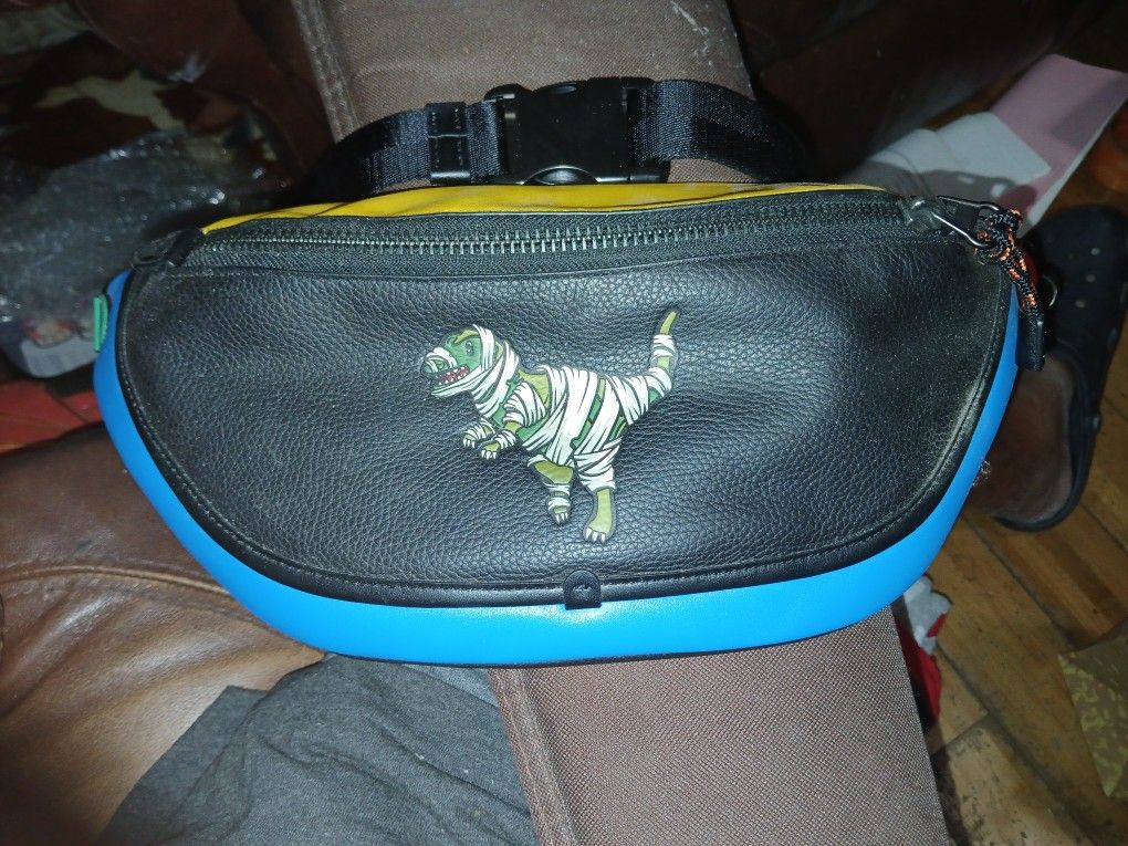 Coach X Michael Jordan League Belt Bag In Colorblock With Mummfied Rex