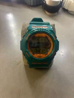 Casio G-Shock G-LIDE GLX-150B Green Orange Watch
