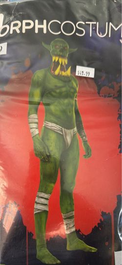 Morphcostume green orc jaw dropper