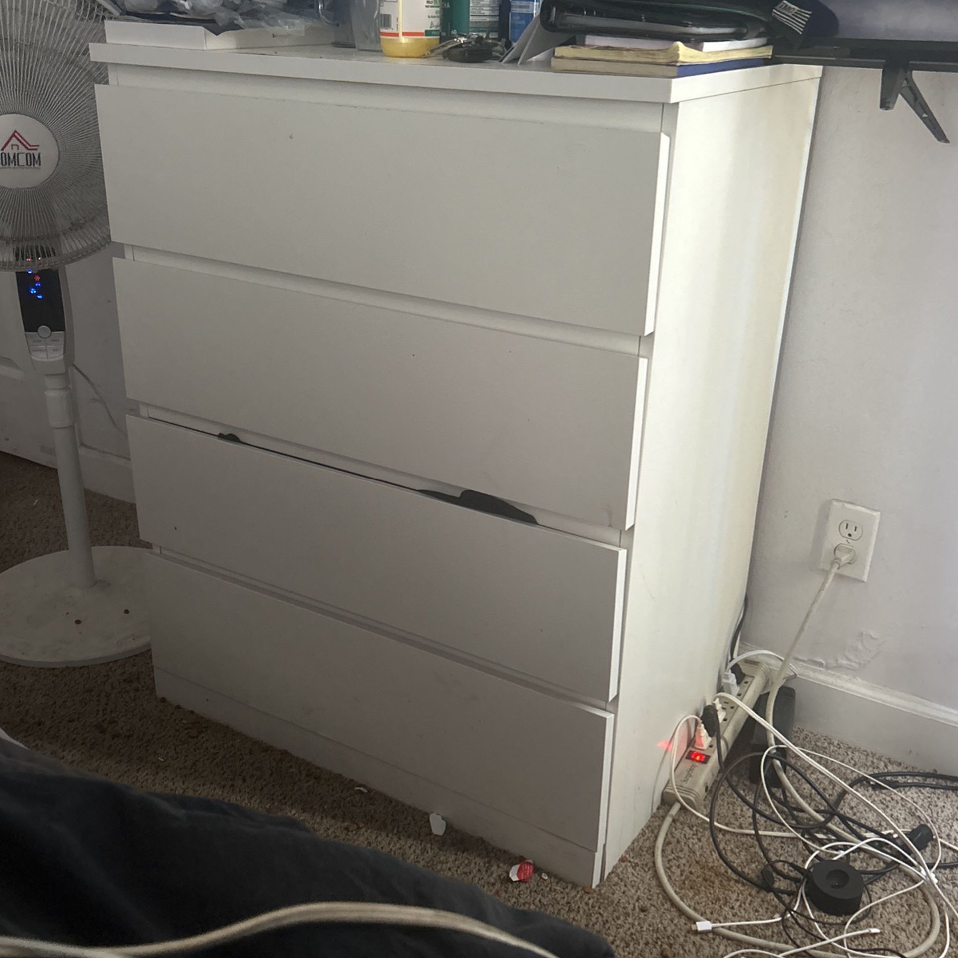 White Drawer Dresser