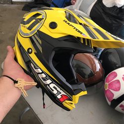 Helmets Different Styles And Sizes Sold As Is