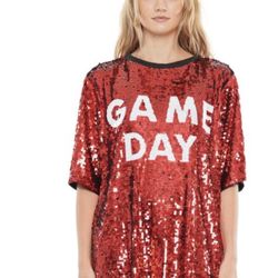 Sequin game day shirt