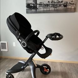 Stokke Stroller ,black ,Used ,good condition 