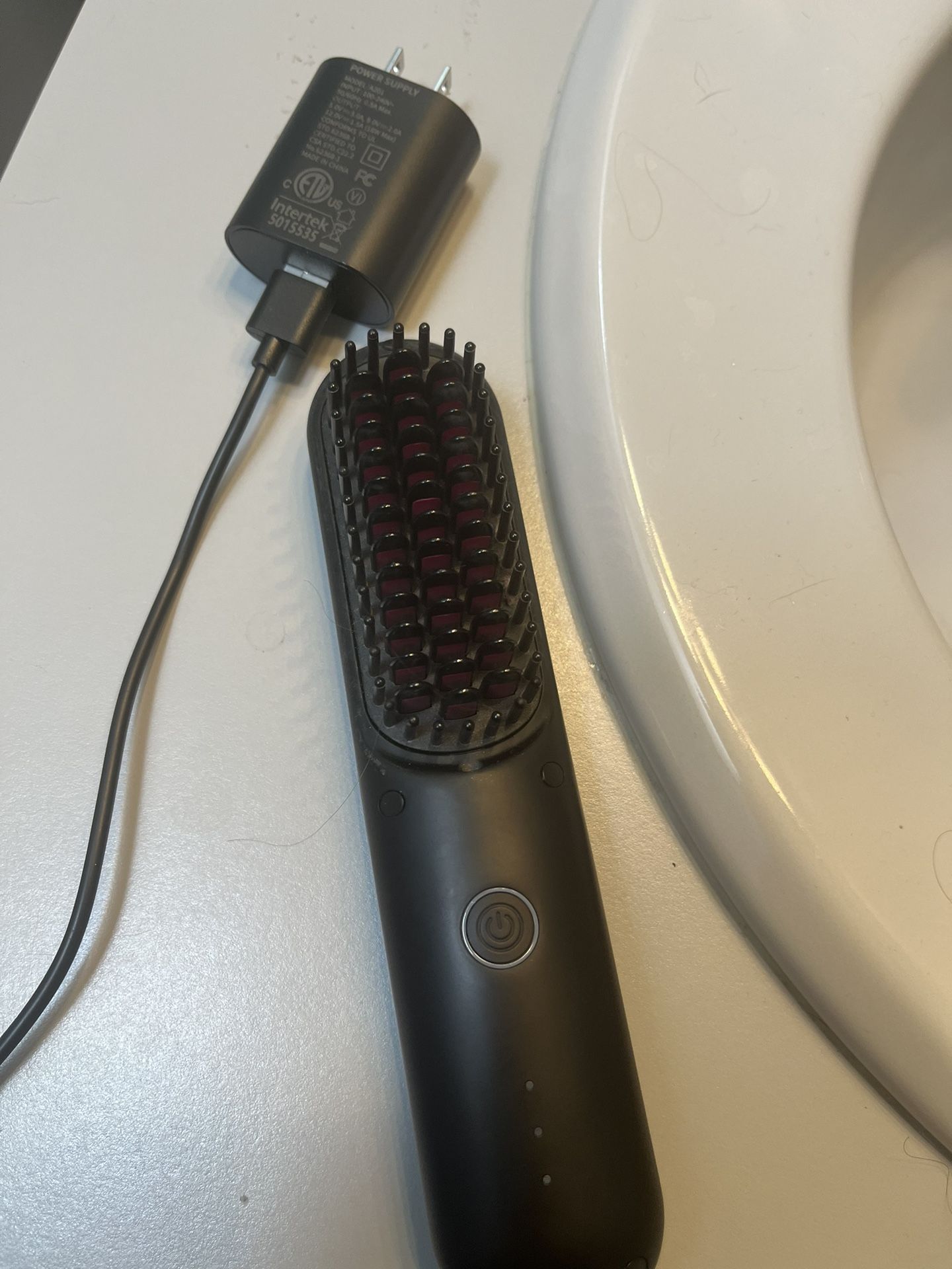 Hair Brush Straightener.