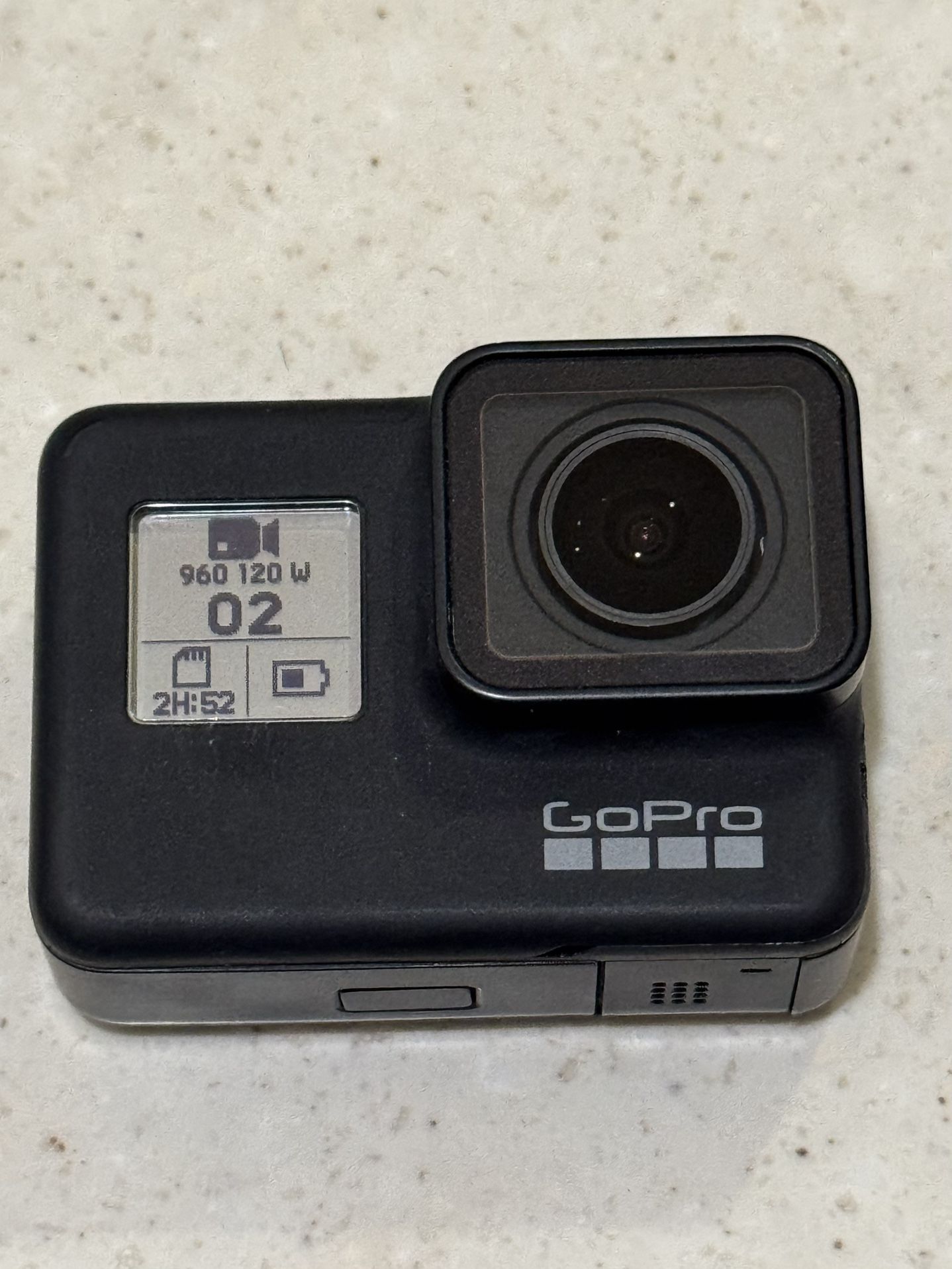 GoPro 7 Black with case and 64gb storage