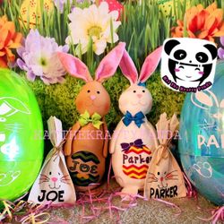 🐰🥚Easter BUNNIES XL EGGS PERSONALIZED Gifts🐰🥚