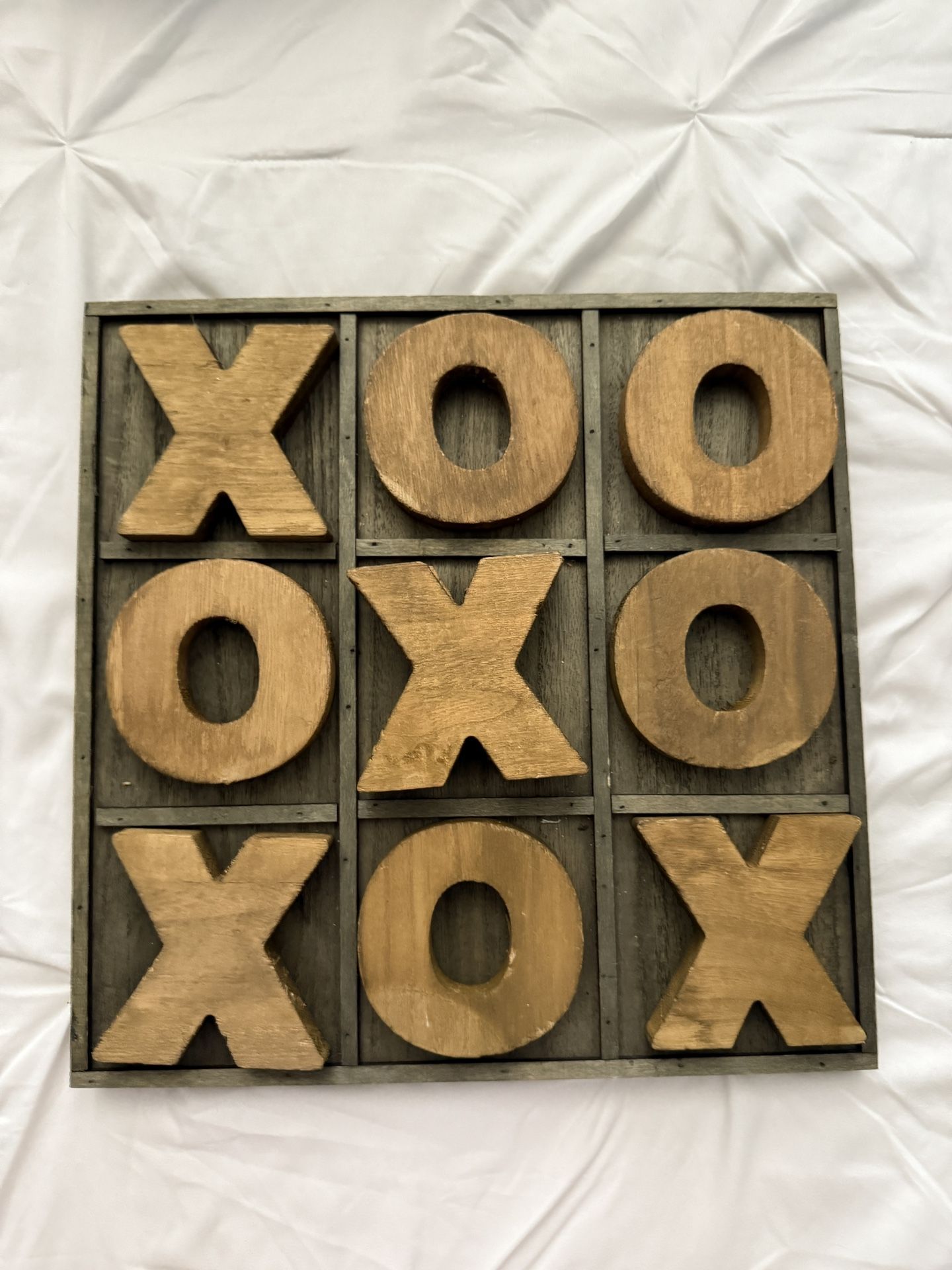 Table Top Tic-Tac-Toe Board Game with Jumbo Pieces - 11 Pieces