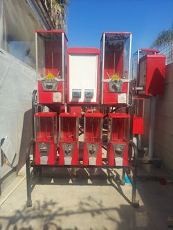 Candy toy vending machines Northwestern and eagle