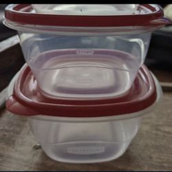 New Rubbermaid Storage Boxes For Sale Each $2(Both $3)