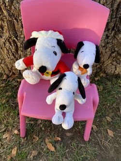 Three Snoopy Set/pre-washed And In Great Condition 