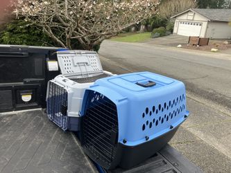 Small Dog Cat Rabbit Bunny Kennel Crate Carrier Like New 24" L by 14” W by 14” H $25 Each