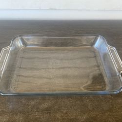 3 Qt Anchor Ovenware Clear Casserole Dish 9.5" x 13.5"- 3qt