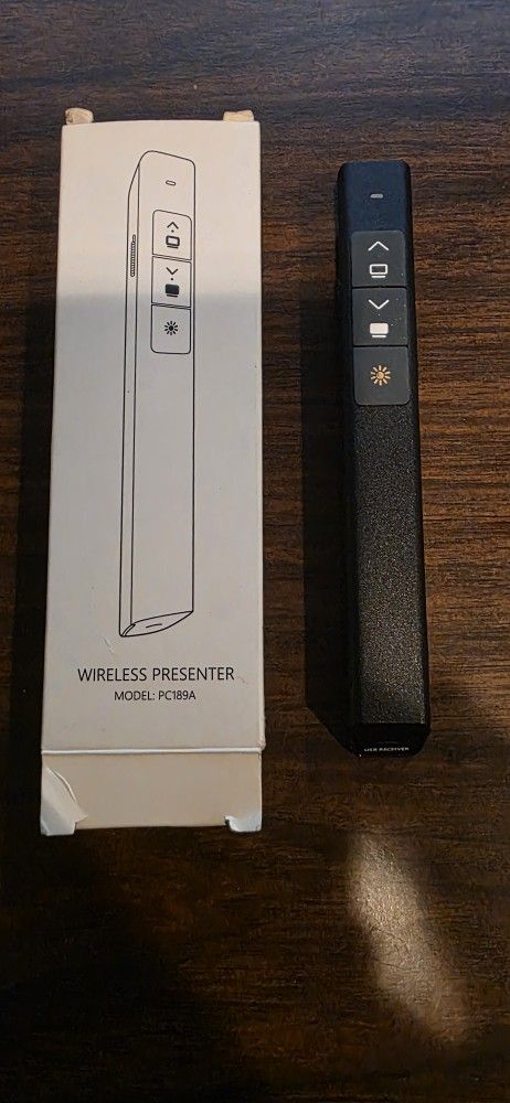 Wireless Presenter Remote, Presentation Clicker with Hyperlink
