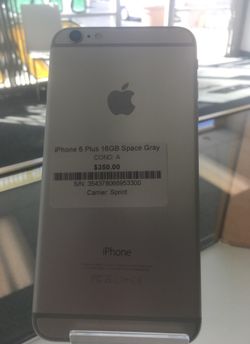 iPhone 6 Plus 16GB Space Gray Sprint