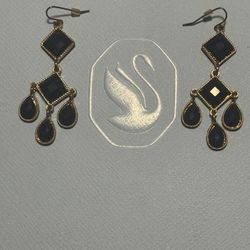 Navy Blue Earrings 