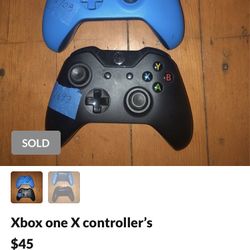 Xbox one X controller