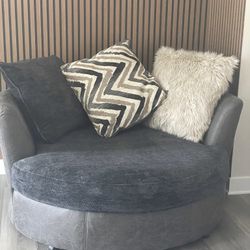 Oversized Swivel Chair