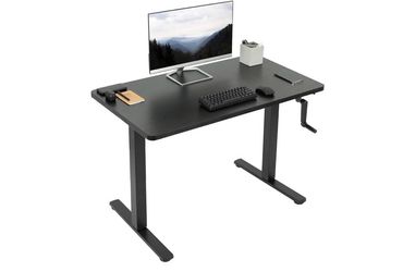 Black Sit Stand Desk