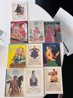 Lot of 10 American girl kids books