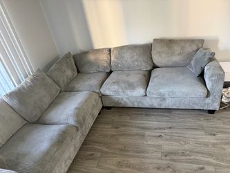 Grey couches