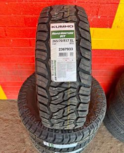 265 70 17 New Kumho RT Tires